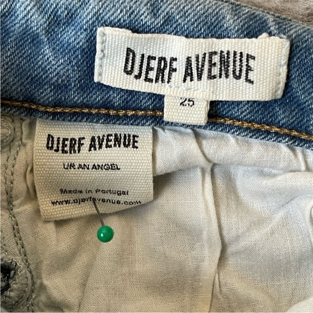 DJERF AVENUE straight leg high waisted size 25 - Picture 5 of 9
